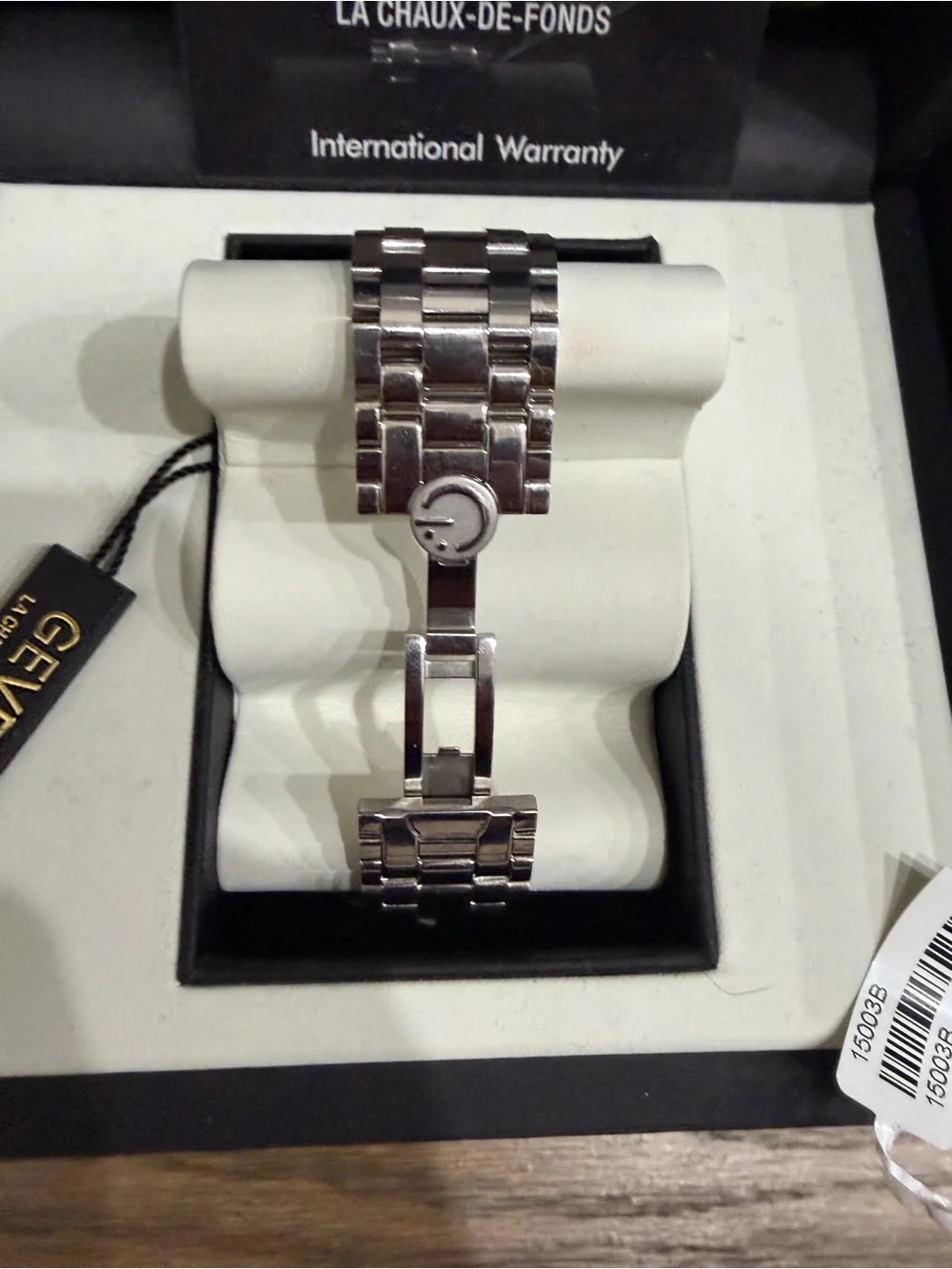 GEVRIL Men’s Avenue of Americas  Steel Automatic Watch Like New with Box and tag